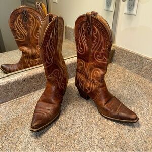 Ariat Women's Cowgirl Western Boots - Brown Leather